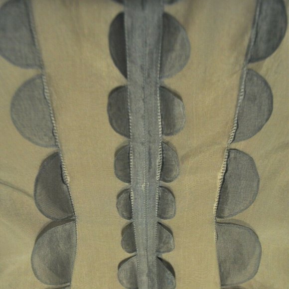 NWT CHRISTOPHER KANE Silk Organza Scallop Dress - Picture 7 of 9